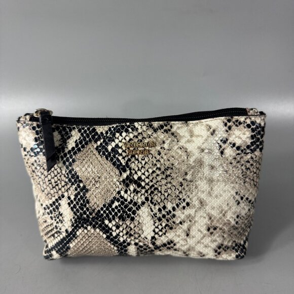 Victoria’s Secret Snake Print Cosmetic Bag - Picture 1 of 15